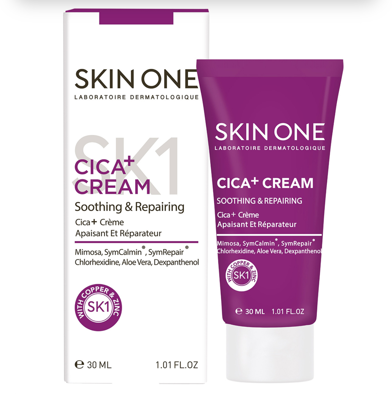 کرم بازسای کننده اسکین وان مدل Cica Cream حجم 30 میلی لیتر