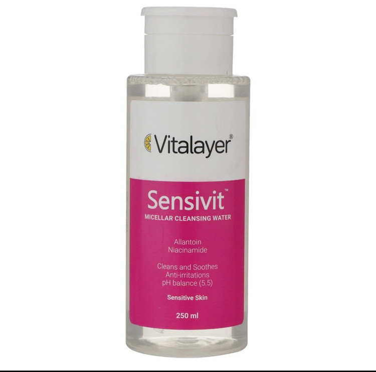 میسلار واتر ویتالیر مدل Sensivit مناسب پوست حساس حجم 250 میلی لیتر
