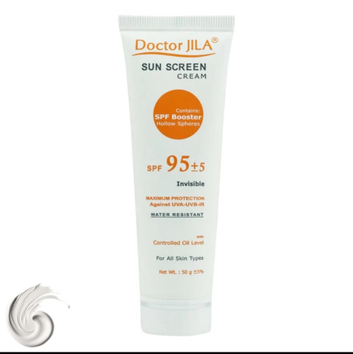 کرم ضدآفتاب دکتر ژیلا مدل Invisible با SPF95، حجم 50میلیلیتر