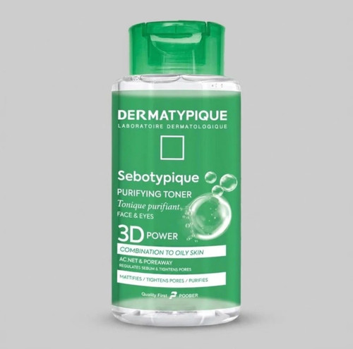 تونر پاککننده صورت درماتیپیک مدل sebotypique مناسب برای پوست چرب حجم 250 میلیلیتر