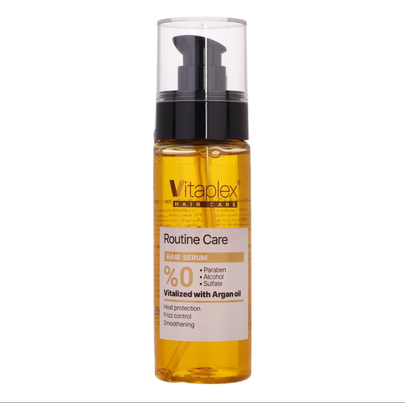 سرم نرم کننده و درخشان کننده موی ویتاپلکس مدل Routine Care با روغن نارگیل مناسب موهای خشک و معمولی حجم 90 میلی‌لیتر، فاقد پارابن و محافظت کننده در برابر حرارت سشوار و اشعه UV